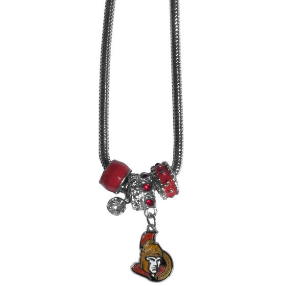 Ottawa Senators�� Euro Bead Necklace (SSKG) - 757 Sports Collectibles