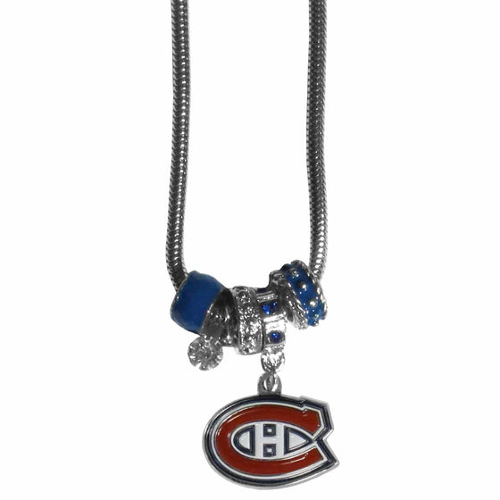 Montreal Canadiens�� Euro Bead Necklace (SSKG) - 757 Sports Collectibles