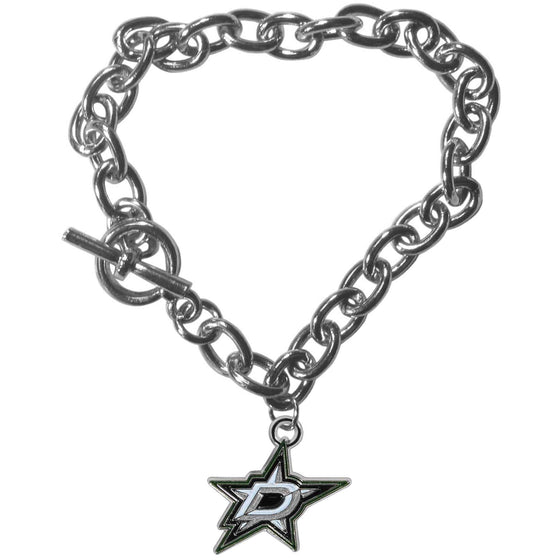 Dallas Stars��� Charm Chain Bracelet (SSKG) - 757 Sports Collectibles