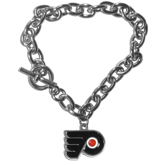 Philadelphia Flyers�� Charm Chain Bracelet (SSKG) - 757 Sports Collectibles