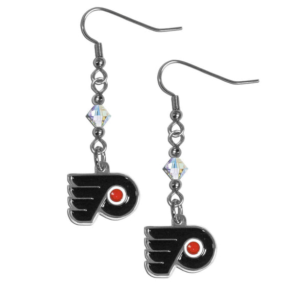 Philadelphia Flyers�� Crystal Dangle Earrings (SSKG) - 757 Sports Collectibles