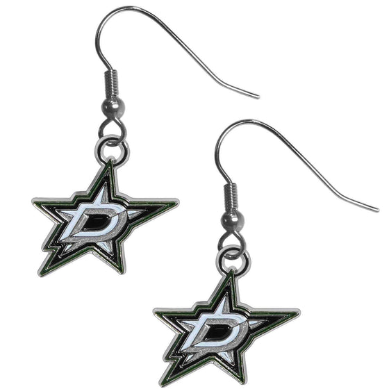 Dallas Stars��� Chrome Dangle Earrings (SSKG) - 757 Sports Collectibles