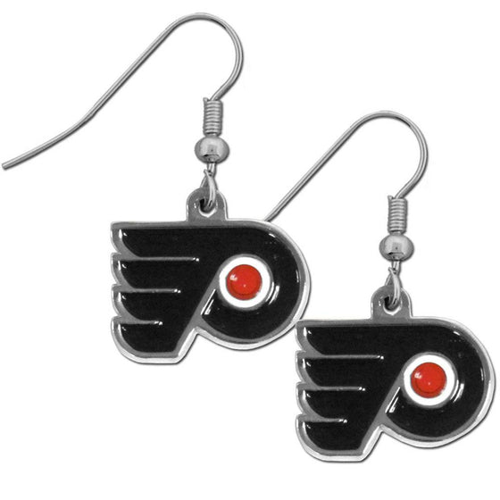 Philadelphia Flyers�� Chrome Dangle Earrings (SSKG) - 757 Sports Collectibles