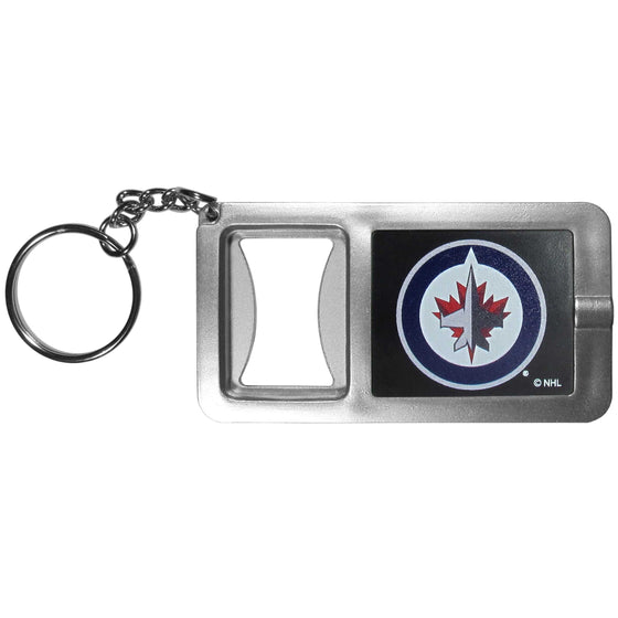 Winnipeg Jets��� Flashlight Key Chain with Bottle Opener (SSKG) - 757 Sports Collectibles