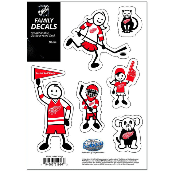Detroit Red Wings�� Family Decal Set Small (SSKG) - 757 Sports Collectibles