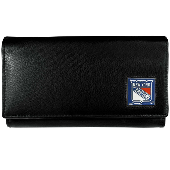 New York Rangers�� Leather Women's Wallet (SSKG) - 757 Sports Collectibles