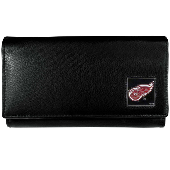 Detroit Red Wings�� Leather Women's Wallet (SSKG) - 757 Sports Collectibles