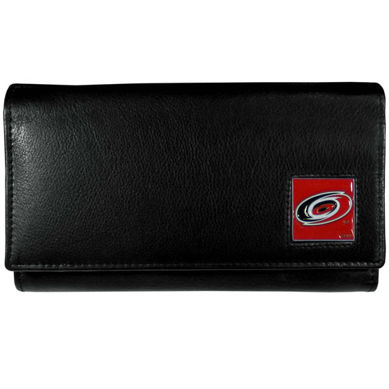 Carolina Hurricanes�� Leather Women's Wallet (SSKG) - 757 Sports Collectibles