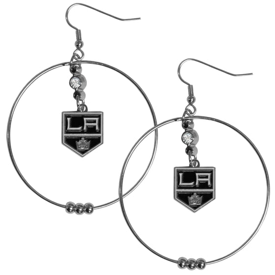 Los Angeles Kings�� 2 Inch Hoop Earrings (SSKG) - 757 Sports Collectibles