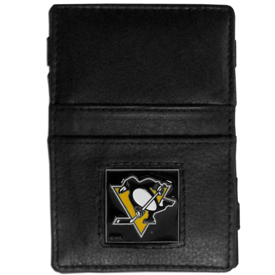 Pittsburgh Penguins�� Leather Jacob's Ladder Wallet (SSKG) - 757 Sports Collectibles