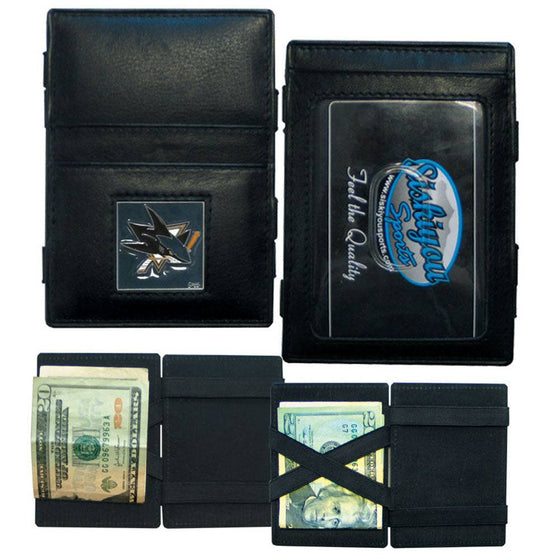 San Jose Sharks�� Leather Jacob's Ladder Wallet (SSKG) - 757 Sports Collectibles