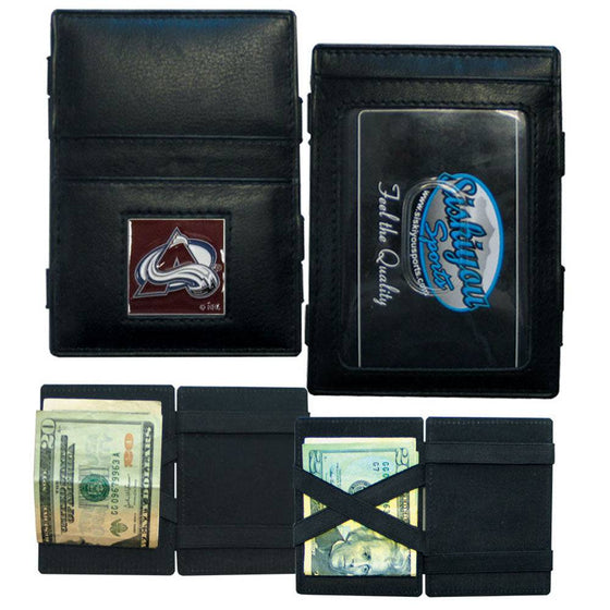 Colorado Avalanche�� Leather Jacob's Ladder Wallet (SSKG) - 757 Sports Collectibles