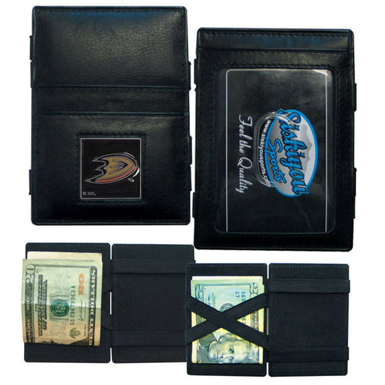 Anaheim Ducks�� Leather Jacob's Ladder Wallet (SSKG) - 757 Sports Collectibles