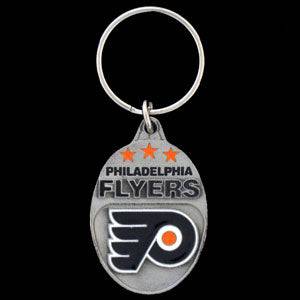 Philadelphia Flyers�� Carved Metal Key Chain (SSKG) - 757 Sports Collectibles