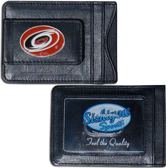 Carolina Hurricanes�� Leather Cash & Cardholder (SSKG) - 757 Sports Collectibles