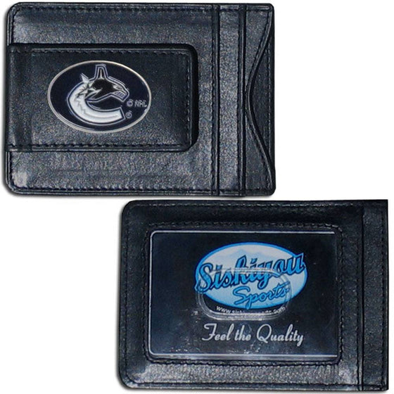 Vancouver Canucks�� Leather Cash & Cardholder (SSKG) - 757 Sports Collectibles