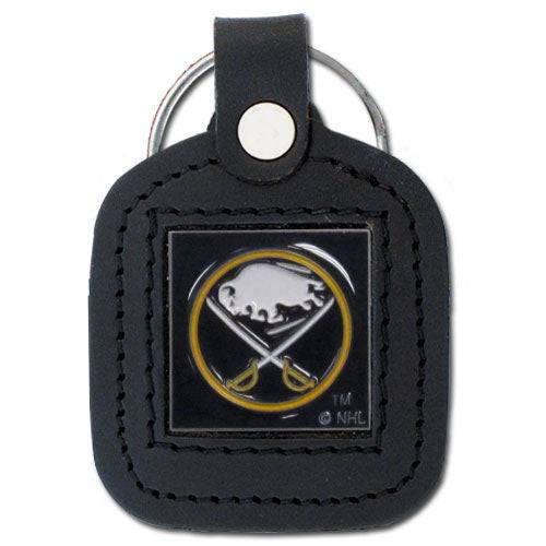 Buffalo Sabres�� Square Leatherette Key Chain (SSKG) - 757 Sports Collectibles