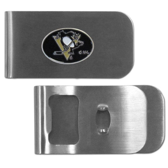 Pittsburgh Penguins�� Bottle Opener Money Clip (SSKG) - 757 Sports Collectibles