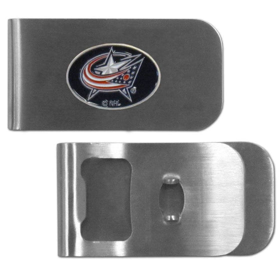 Columbus Blue Jackets�� Bottle Opener Money Clip (SSKG) - 757 Sports Collectibles