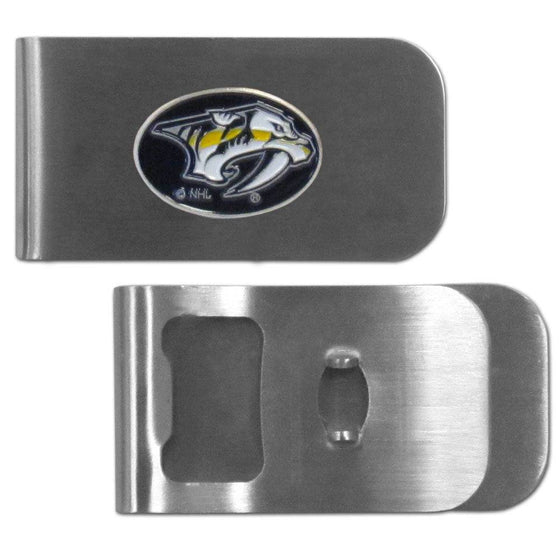 Nashville Predators�� Bottle Opener Money Clip (SSKG) - 757 Sports Collectibles