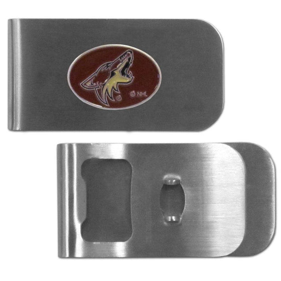 Arizona Coyotes�� Bottle Opener Money Clip (SSKG) - 757 Sports Collectibles