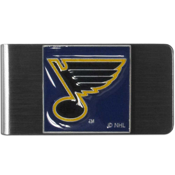 St. Louis Blues�� Steel Money Clip (SSKG) - 757 Sports Collectibles