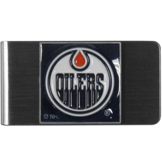 Edmonton Oilers�� Steel Money Clip (SSKG) - 757 Sports Collectibles