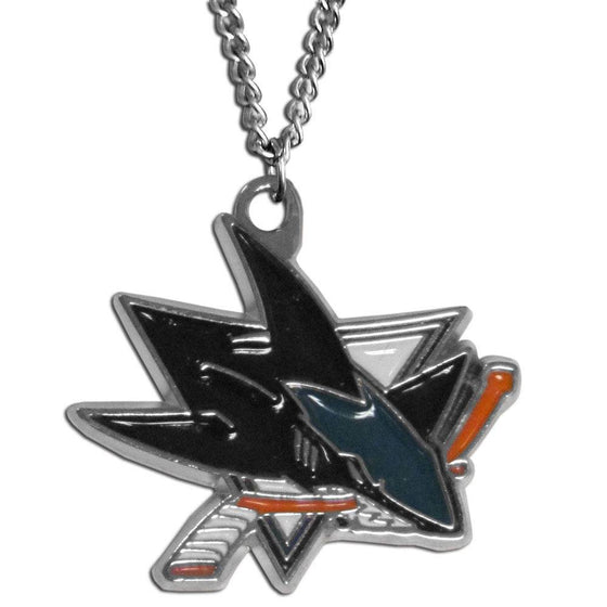 San Jose Sharks�� Chain Necklace (SSKG) - 757 Sports Collectibles