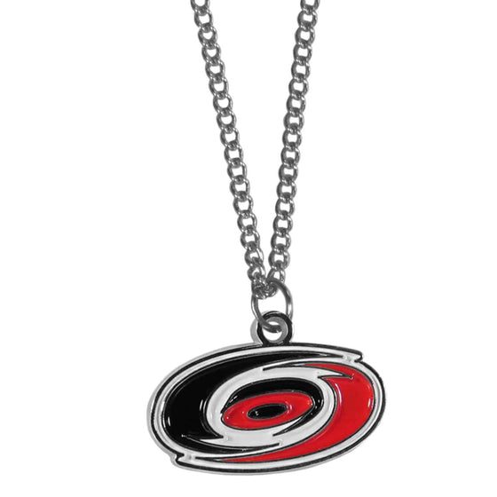 Carolina Hurricanes�� Chain Necklace with Small Charm (SSKG) - 757 Sports Collectibles