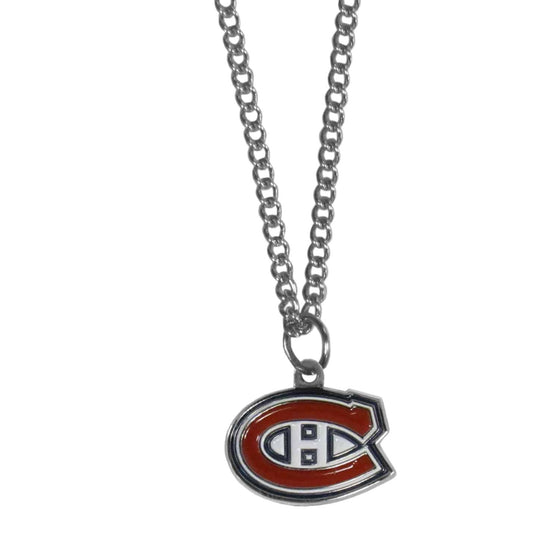 Montreal Canadiens�� Chain Necklace with Small Charm (SSKG) - 757 Sports Collectibles