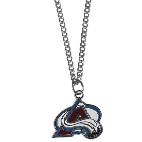 Colorado Avalanche�� Chain Necklace with Small Charm (SSKG) - 757 Sports Collectibles