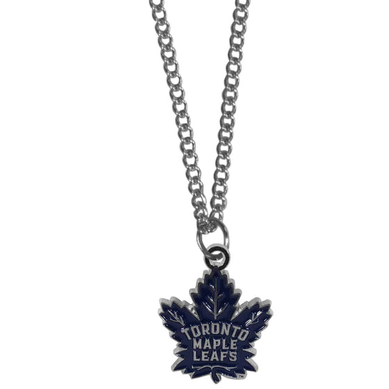 Toronto Maple Leafs�� Chain Necklace with Small Charm (SSKG) - 757 Sports Collectibles