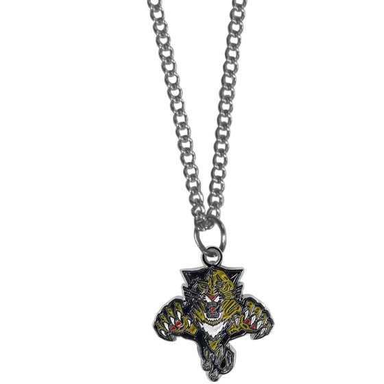 Florida Panthers�� Chain Necklace with Small Charm (SSKG) - 757 Sports Collectibles