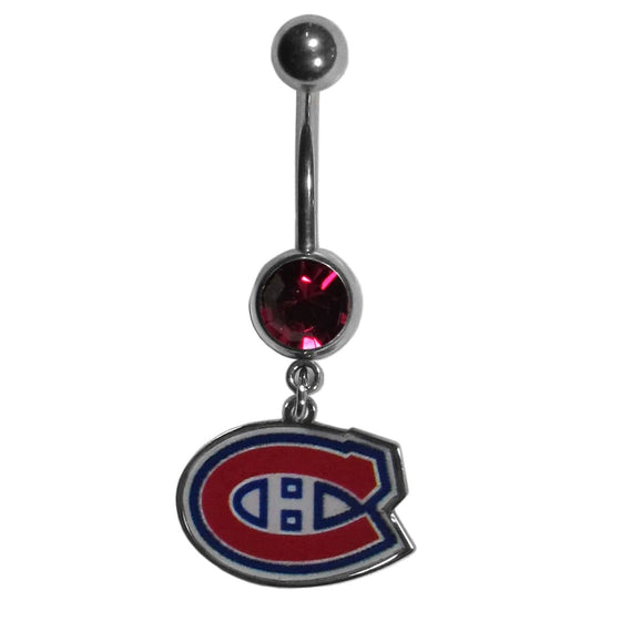Montreal Canadiens�� Steel Navel Ring (SSKG) - 757 Sports Collectibles