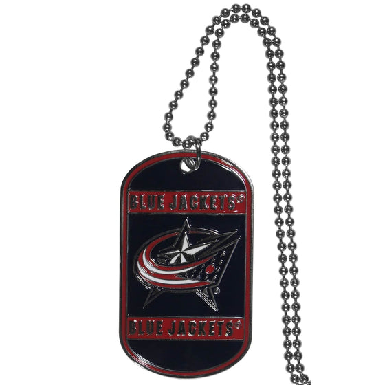 Columbus Blue Jackets�� Tag Necklace (SSKG) - 757 Sports Collectibles