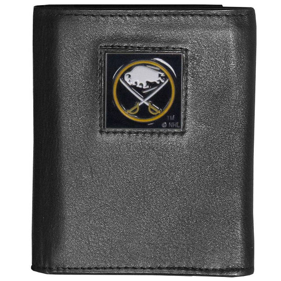 Buffalo Sabres�� Leather Tri-fold Wallet (SSKG) - 757 Sports Collectibles