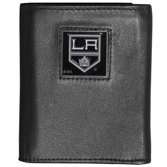 Los Angeles Kings�� Deluxe Leather Tri-fold Wallet (SSKG) - 757 Sports Collectibles