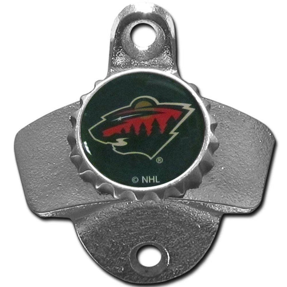 Minnesota Wild�� Wall Mounted Bottle Opener (SSKG) - 757 Sports Collectibles