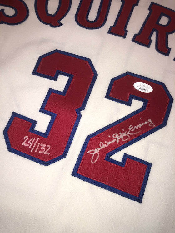 Virginia Squires Julius Erving Signed Autograph Mitchell & Ness Stitched Jersey - JSA COA - 757 Sports Collectibles