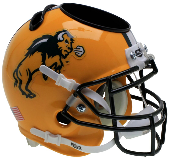 North Dakota State Bison Mini Football Helmet Desk Caddy