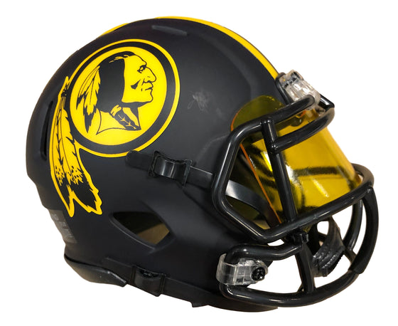 Washington Redskins Eclipse Speed Mini Helmet with Yellow Visor