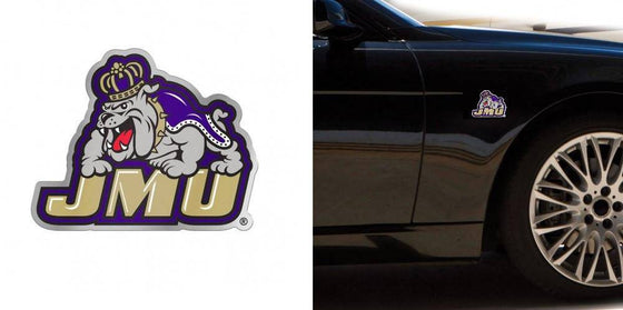 James Madison JMU Dukes Auto Badge Decal - 757 Sports Collectibles