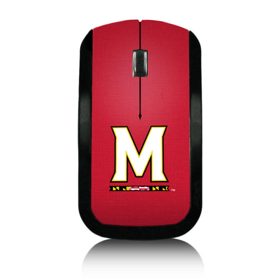 Maryland Terrapins Solid Wireless Mouse-0