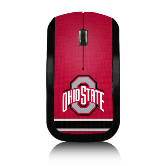 Ohio State Buckeyes Stripe Wireless Mouse-0