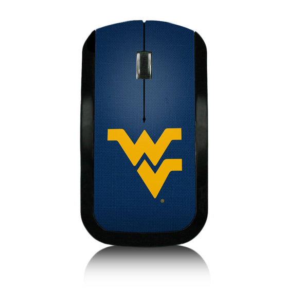 West Virginia Mountaineers Solid Wireless USB Mouse-0