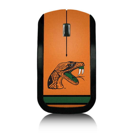 Florida A&M Rattlers Stripe Wireless Mouse-0