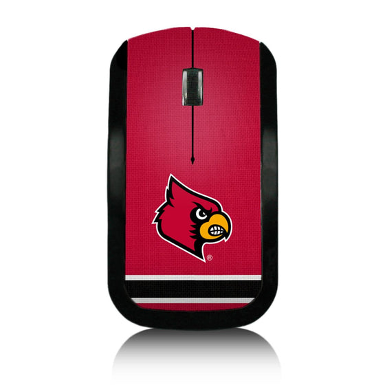 Louisville Cardinals Stripe Wireless Mouse-0
