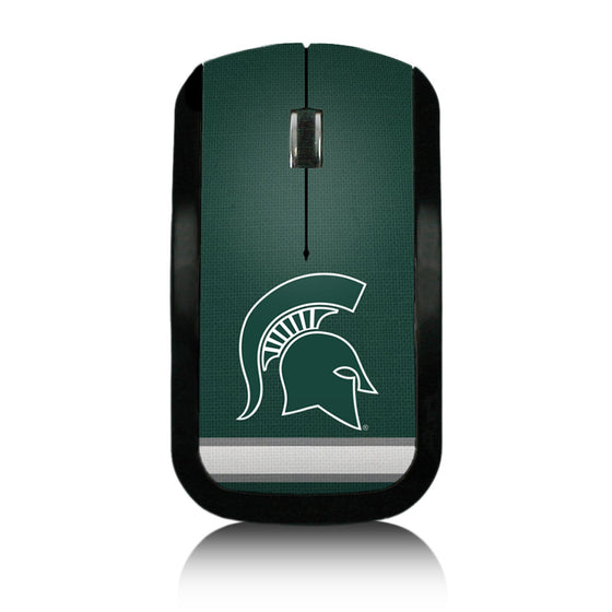 Michigan State Spartans Stripe Wireless Mouse-0