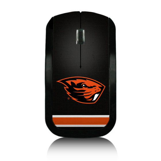 Oregon State Beavers Stripe Wireless USB Mouse-0