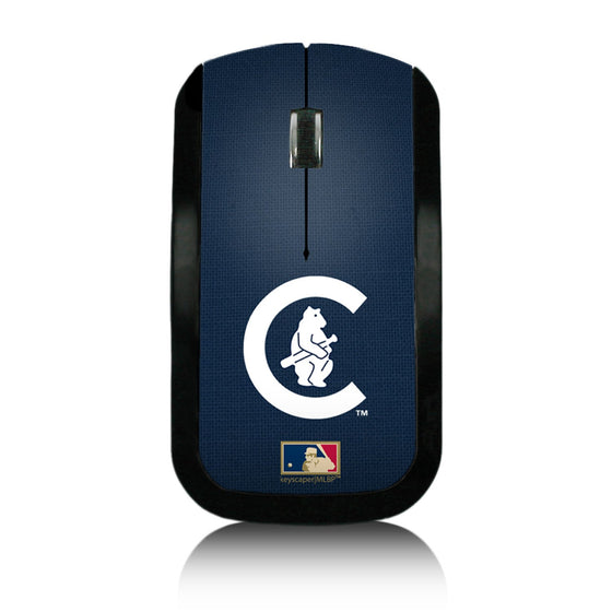 Chicago Cubs Home 1911-1912 - Cooperstown Collection Solid Wireless USB Mouse - 757 Sports Collectibles